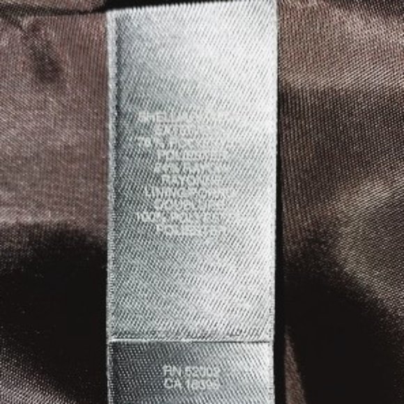 Vintage Liz Claiborne Brown Paisley Lined Blazer with Shoulder Pads Size 6 NWOT - Picture 6 of 6